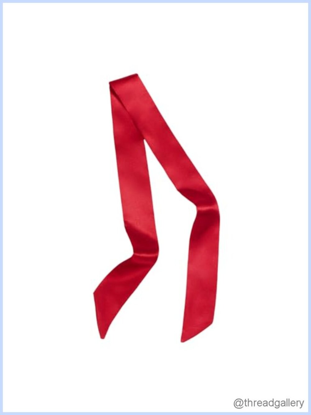 Satin Neck Scarf Skinny Neckerchief Purse Wrap Belt Women